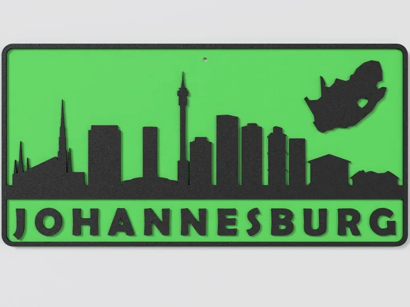 Creator image of Johannesburg skyline wall plate