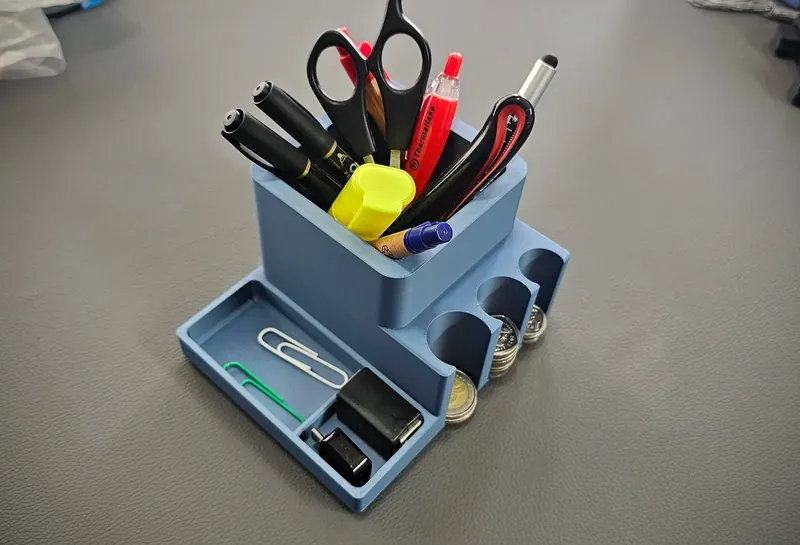 Creator image of Desk organiser with South African coin holder